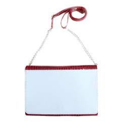 Sublimation PU Leather Eel Skin Purse Red Sublimation PU Leather Eel Skin Purse Red