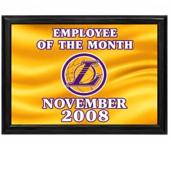 1002 Black Edge Plaque – 7×9 – Gloss White