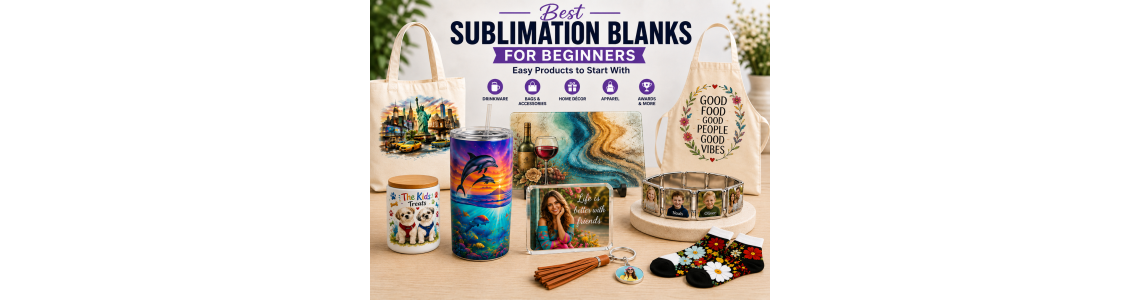 Best Sublimation Blanks for Beginners: Easy Products to Start With