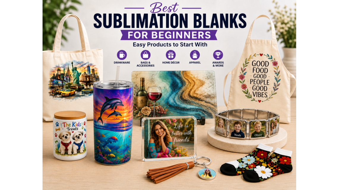 Best Sublimation Blanks for Beginners: Easy Products to Start With
