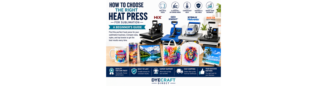 How to Choose the Right Heat Press for Sublimation: A Beginner’s Guide