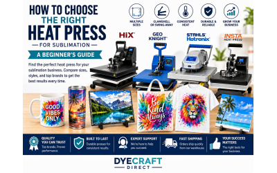 How to Choose the Right Heat Press for Sublimation: A Beginner’s Guide