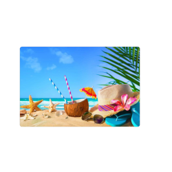 4113 Gloss White Metal Panel 4x6