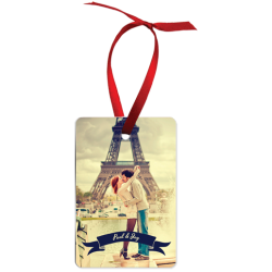 4174 VERTICAL RECTANGLE ORNAMENT 2-SIDED