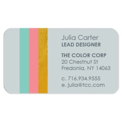 4329 2 Sided Gloss White Business Card 2x3.5
