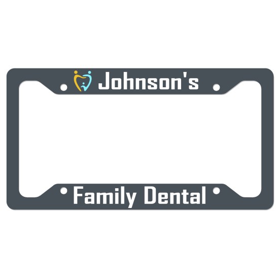 LICENSE PLATE FRAME - ORIGINAL 4 NOTCH 6.5 in by 12.25 in A-2