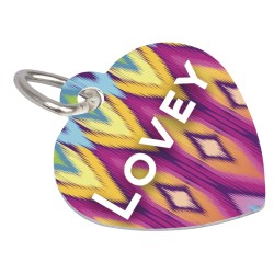 4737 Pet Tag Heart 2 Sided