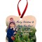 4798 Natural Wood Layered Sublimation Holiday Ornament - Prague