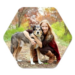 4860 Aluminum Hexagon Sublimation Magnet 4860 Aluminum Hexagon Sublimation Magnet