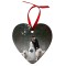 4868 Heart Shape Hardboard Ornament