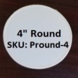 SUBLIMATION 4" ROUND PATCH SUBLIMATION 4" ROUND PATCH