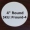 SUBLIMATION 4" ROUND PATCH