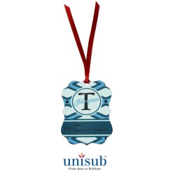 7921 Aluminum Ornament Benelux Portrait with Ribbon 7921 Aluminum Ornament Benelux Portrait with Ribbon