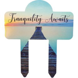 Aluminum Yard Sign - Arched Rectangle