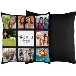 9 Panel Plush Pillow Cover J-6 9 Panel Plush Pillow Cover J-6