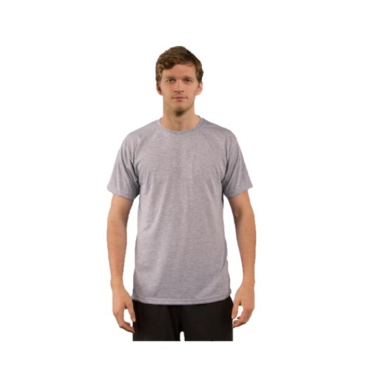 Basic Ash-Heather T-Shirt -2XL  (A1SJBBAH6) VAPOR APPAREL  L-4