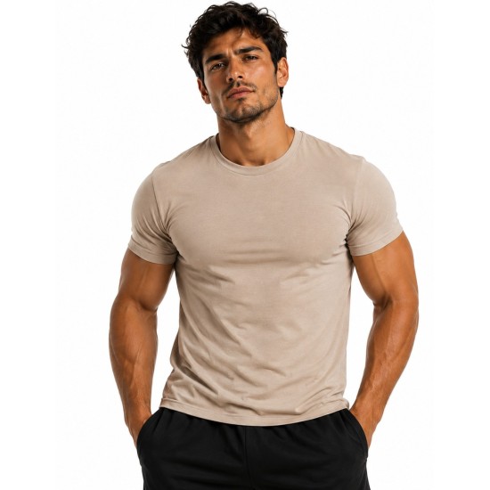 Basic Sand T-Shirt -Small