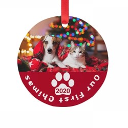 Sublimation Blank Acrylic Circle Ornament Sublimation Blank Acrylic Circle Ornament