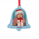 AKXH03  Sublimation Blank Acrylic Bell Ornament  sub101