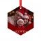 Sublimation Blank Acrylic Hexagon Ornament