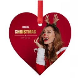 Sublimation Blank Acrylic Heart Ornament Sublimation Blank Acrylic Heart Ornament