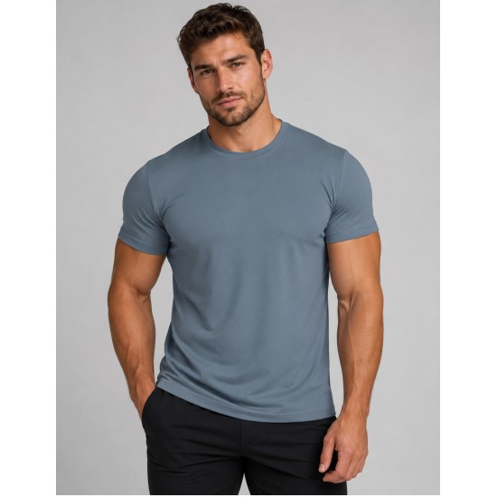 AIRFORCE BLUE Lightweight Performance Polyester T-Shirt – Medium