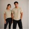 DESERT SAND Lightweight Performance Polyester T-Shirt SMALL