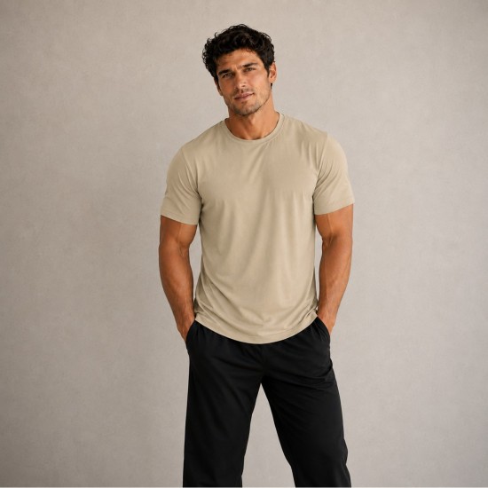 DESERT SAND Lightweight Performance Polyester T-Shirt – XL