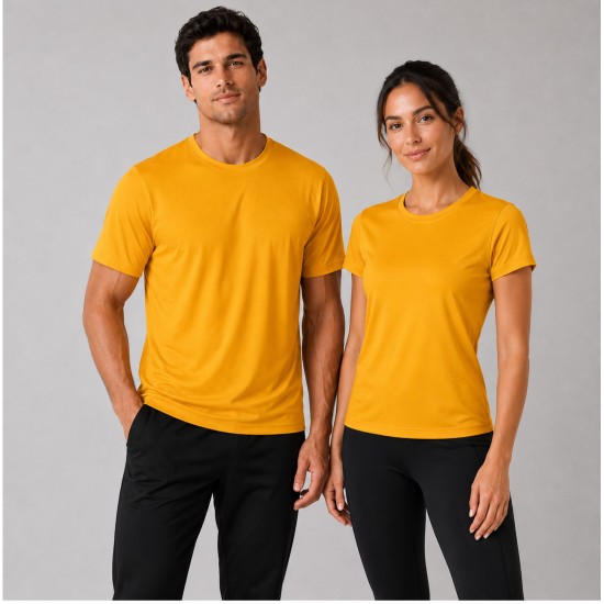 GOLD Lightweight Performance Polyester T-Shirt – Large