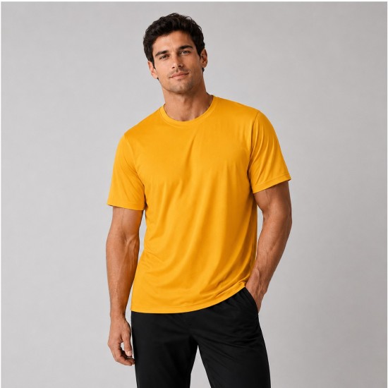 GOLD Lightweight Performance Polyester T-Shirt – Medium