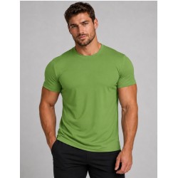 LIME GREEN Lightweight Performance Polyester T-Shirt – Large