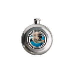 Mini Round Hip Flask 5OZ with Aluminum Insert Mini Round Hip Flask 5OZ with Aluminum Insert
