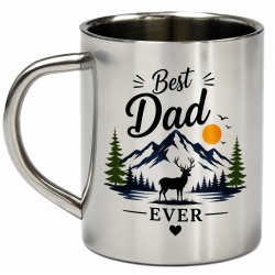 300ml Sublimation Double-Walled Stainless Steel Mug – Silver