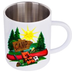300ml Stainless Steel Mug White 300ml Stainless Steel Mug White