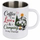 300ml Stainless Steel Mug White