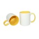 11oz Inner Rim Color Mug Yellow (36pcs/case) (MUG-IR11Y ) FL-2