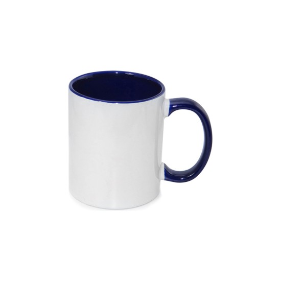 11oz Inner Rim Color Mug Blue (36pcs/case)  (MUG-IR11B) FL-3