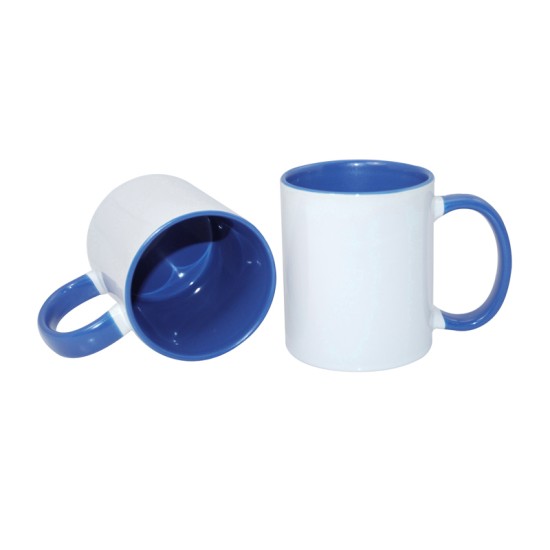 11oz Inner Rim Color Mug Light Blue (36pcs/case)  MUG-IR11LB FL-2