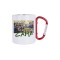 10oz White Steel Carabiner Mug