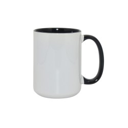 15oz Inner Rim Color Sublimation Mug Black 36pcs 15oz Inner Rim Color Sublimation Mug Black 36pcs