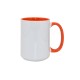 15oz Inner Rim Color Mug Orange (36pcs/case) (MUG-IR15O) FL-5