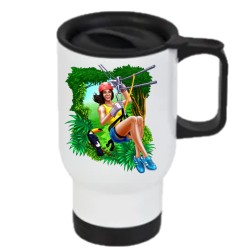 14oz Travel Sublimation Mug White 14oz Travel Sublimation Mug White