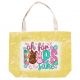 TD-HBD3548YL DyecraftDirect Blank Faux Bleach Poly-Linen Totebag Yellow