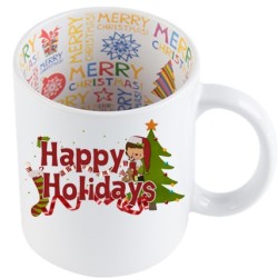 11oz Motto Mug Merry Christmas -13 11oz Motto Mug Merry Christmas -13