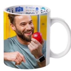 11oz Motto Mug Best father, Spanish 11oz Motto Mug Best father, Spanish
