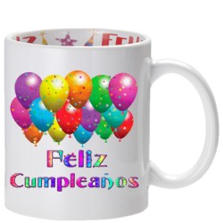 11oz Motto Mug HAPPY BIRTHDAY, Spanish 11oz Motto Mug HAPPY BIRTHDAY, Spanish