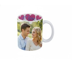 11oz “I Love You” Pink Heart Motto Mug 6 p/c $12.00