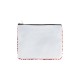 Sequin Makeup Bag Red/Silver 