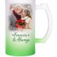 Sublimation 16oz Gradient Frosted Glass Beer Mug Green (GBDC16G)