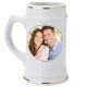 Sublimation Ceramic Beer Stein With Gold Rim 22oz (B922-01) per 2 p/c $19.99